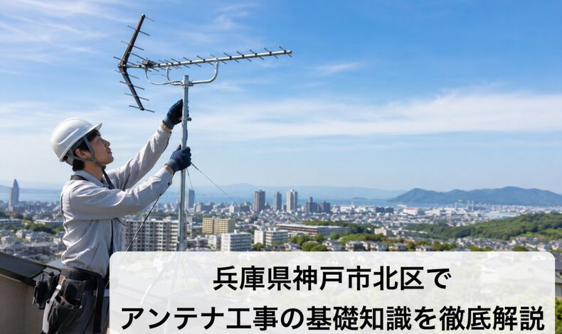 画像4839：兵庫県神戸市北区でアンテナ工事の基礎知識を徹底解説