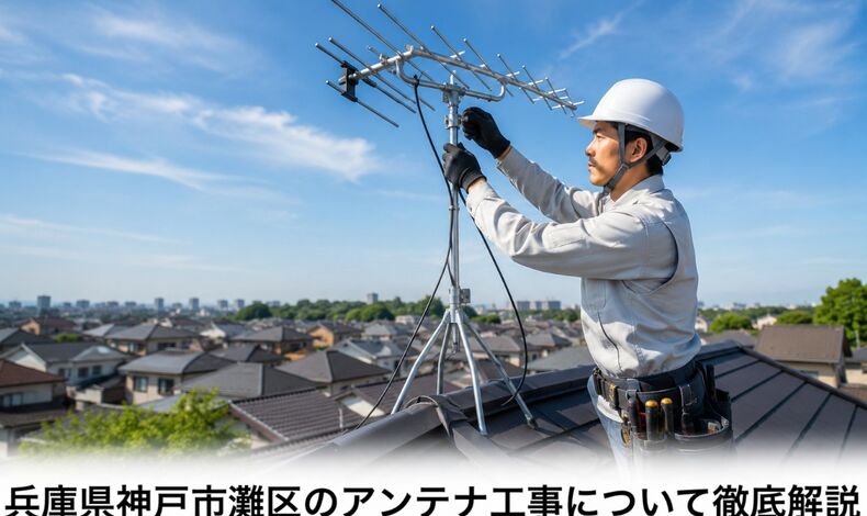 画像4906：兵庫県神戸市灘区のアンテナ工事について徹底解説