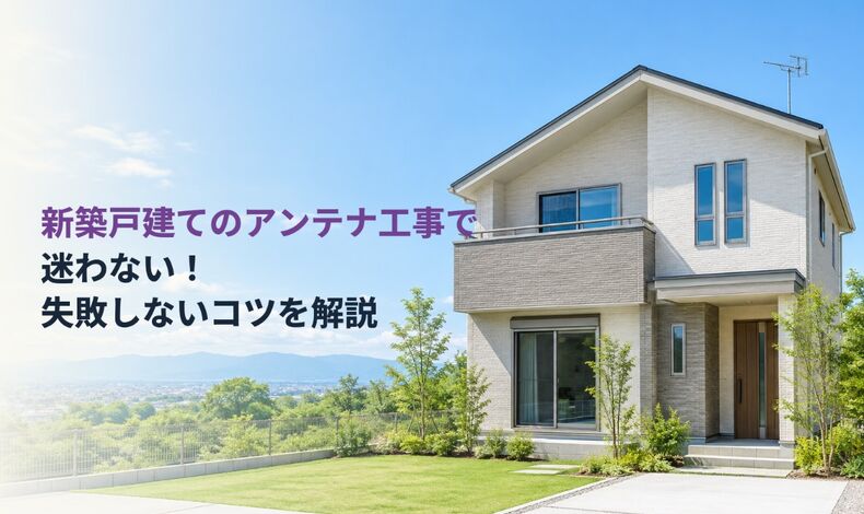画像5170：新築戸建てのアンテナ工事で迷わない！失敗しないコツを解説