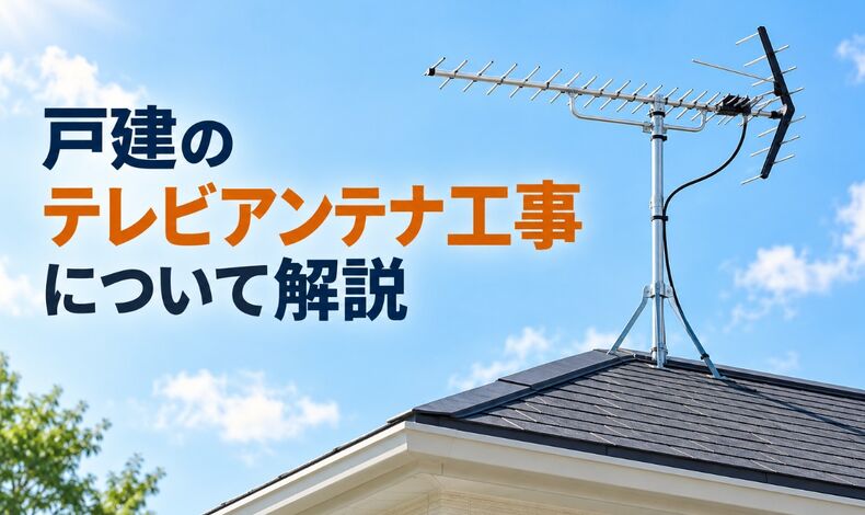 画像5204：戸建のテレビアンテナ工事について解説